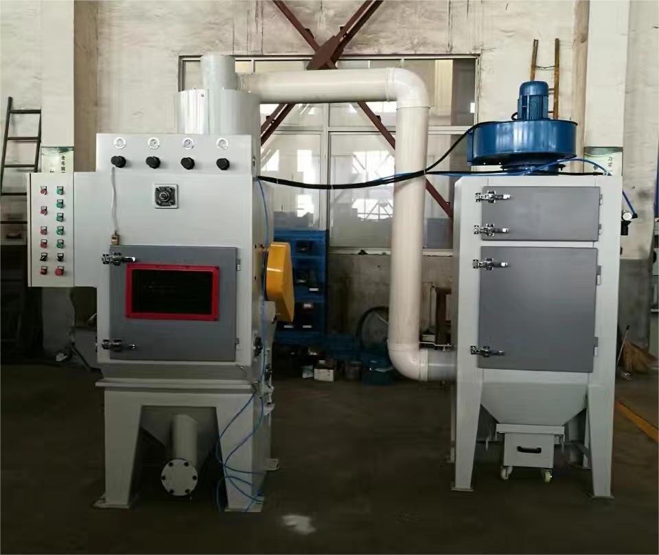 怀化中小型零件履带式自动喷砂机高效清洁省时省力