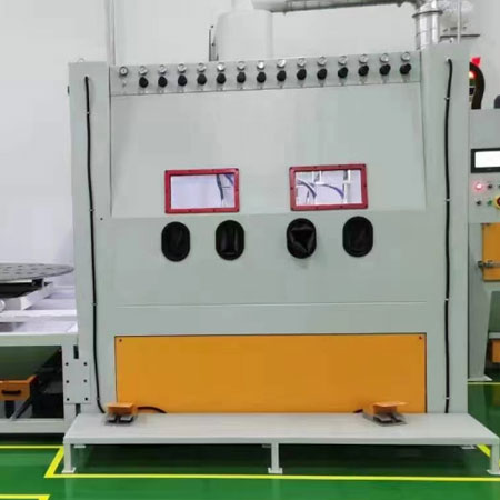 怀化高效生产,从箱体手动喷砂机开始,提升零部件质量